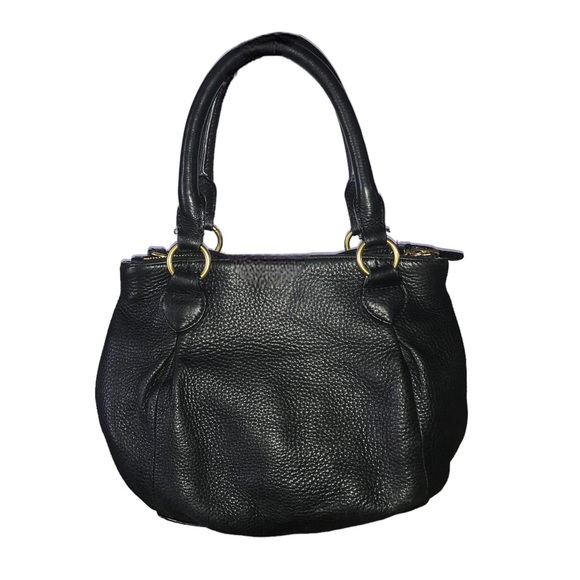 Black Color Leather J. Crew Bag